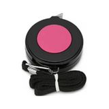 Mezura Otomatik Askılı 3 Metre Siyah-pembe