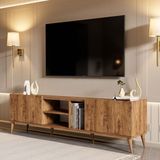 Mezza 1310 ELEGANTE 180 cm Modern Tasarımlı TV ÜNİTESİ Ceviz Suntalam Malzeme Özellikleri