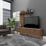 Mezza 1380 Terra 180 Cm (ahşap Ayakli) Tv Ünitesi Hat - Kaplan Sepet-Yunus