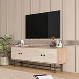 Mezza 4042 ÜNİTESİ 150 CM SEPET-TRAVERTEN DIAMOND METAL AYAKLI TV
