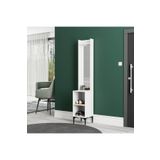 Mezza 5040 Royal 2 Rafli Aynali Portmanto Modülü Beyaz