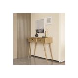 Mezza 6025 LUNA (AHŞAP AYAKLI) MDF PROFİL ÇERÇEVELİ 2 ÇEKMECELİ DRESUAR SEPET-YUNUS