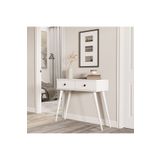 Mezza 6031 ODESA (AHŞAP AYAKLI) 2 ÇEKMECELİ DRESUAR BEYAZ