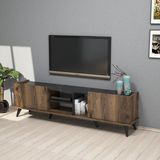 Mezza Elegante Tv Ünitesi 1330 - Ceviz - Siyah