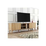 Mezza Lotus 180 Cm (AHŞAP AYAKLI) Tv Ünitesi Sepet Rengi 1350
