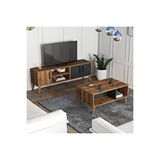 Mezza Set 1580-2070 Exxen Tv Ünitesi + Exxen Orta Sehpa - Hat - Antrasit Rengi
