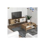 Mezza Set 1584-2074 Exxen Tv Ünitesi + Exxen Orta Sehpa - Sepet-beyaz Rengi Çok Renkli
