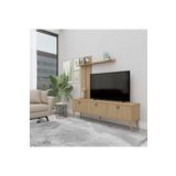Mezza TERRA 180 cm (AHŞAP AYAKLI) TV ÜNİTESİ SEPET - YUNUS 1382