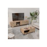 Mezza VİSİON TV ÜNİTESİ - ORTA SEHPA SETİ SEPET - YUNUS SET 1364-2092