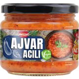 Mezzet Acılı Ajvar Balkan Usulü Sos 300 G - Közlenmiş Biber ve Patlıcanlı Vegan Ezme