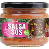 Mezzet Acılı Salsa Sos 300 G - Koruyucusuz Vegan Gurme Meksika Sosu - 300 gr