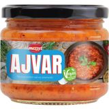 Mezzet Acısız Ajvar Balkan Sosu 300 G - Közlenmiş Biber ve Patlıcanlı Vegan Ezme