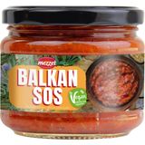 Mezzet Acısız Balkan Sosu 300 G - %80 Köz Biber & Patlıcan Içerikli Koruyucusuz Vegan Sos - 300 gr