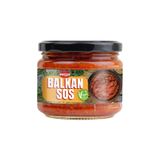 Mezzet Acısız Balkan Sosu 300 g - %80 Köz Biber & Patlıcan Vegan Sos