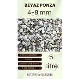MF Botanik 4-8 Mm Ponza Taşı 5 Litre Volkanik Ponza Taşı Tarım Pomzası 5 Lt Paket