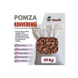 MF Botanik Kırmızı Pomza Taşı 15-25 Mm 20 KG Volkanik Cürüf Ponza Lav Kırığı
