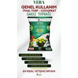 MF Botanik Vera Ithal Torf Cocopeat Özel Karışım Saksı Harcı Bitki Toprağı 10 Litre Toprak