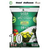 MF Botanik Veramix Özel Karışım Saksı Harcı Ithal Torf - Cocopeat Bitki Toprağı 10 Litre
