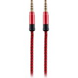 MF Product Acoustic 0211 Halat Tipi Aux Kablo Kırmızı