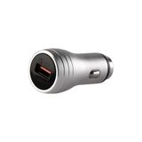 MF Product Jettpower 0359 Gümüş Tek Usb Qc 3.0 Araç Şarjı
