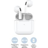 Mf Product MFB206 Dokunmatik Kablosuz Bluetooth 5.0 Kulak Içi Tws Kulaklık Beyaz