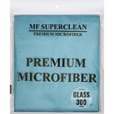 MF SuperClean Superclean Mikrofiber Lüks Cam Bezi 40 x 40 cm 320 GSM Yüksek Absorbe Kapasitesi ile Temizlik
