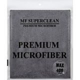 MF SuperClean Superclean Ultra Lüks Mikrofiber Cila Bezi 40 x 40 cm 400 GSM Araç İçi ve Dış Temizlik için Profesyonel Sonuç
