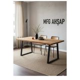 MFG AHŞAP 120x60 Cm Çalışma Masası Bilgisayar Masası Ofis Ders Yemek Masası