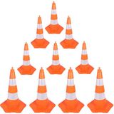 MFK 52 cm Kırılmaz Trafik Konisi (10 Adet) - 1 Adet