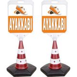 MFK Ayakkabı Temalı Reklam ve Uyarı Dubası 2'li - 2 Adet