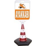 MFK Ayakkabı Temalı Reklam ve Uyarı Dubası Tekli - 1 Adet