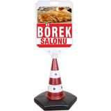 MFK Börek Temalı Reklam ve Uyarı Dubası Tekli - 1 Adet