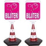 MFK Bujiteri Temalı Reklam ve Uyarı Dubası 2'li - 2 Adet