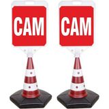 MFK Cam Temalı Reklam ve Uyarı Dubası 2'li - 2 Adet