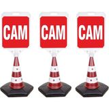 MFK Cam Temalı Reklam ve Uyarı Dubası 3'lü - 3 Adet