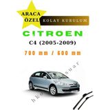 MFK Citroen C4 (2005-2009) Araca Özel Silecek Ön Iki