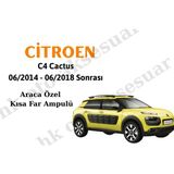 MFK Citroen C4 Cactus 06/2014 - 06/2018 Sonrası Araca Özel Kısa Far Ampulü H7