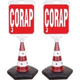 MFK Corap Temalı Reklam ve Uyarı Dubası 2'li - 2 Adet