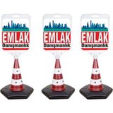 MFK Emlak Temalı Reklam ve Uyarı Dubası 3'lü - 3 Adet