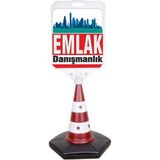 MFK Emlak Temalı Reklam ve Uyarı Dubası Tekli - 1 Adet
