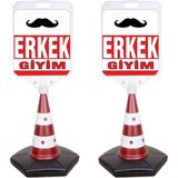 MFK Erkek Giyim Temalı Reklam ve Uyarı Dubası 2'li