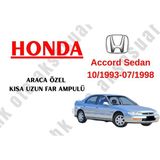 MFK Honda Accord Sedan 10/1993-07/1998 Araca Özel Kısa -Uzun Far Ampulü 9006