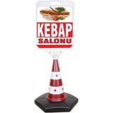 MFK Kebab Temalı Reklam ve Uyarı Dubası Tekli - 1 Adet