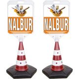 MFK Nalbur Temalı Reklam ve Uyarı Dubası 2'li