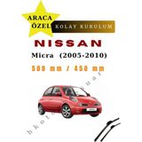 MFK Nissan Micra (2005-2010) Araca Özel Silecek Ön Iki