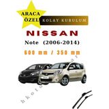 MFK Nissan Note (2006-2014) Araca Özel Silecek Ön Iki