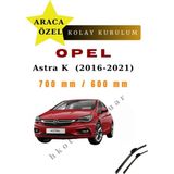 MFK Opel Astra K (2016-2021) Araca Özel Silecek Ön Iki