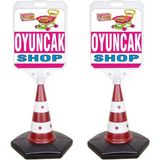 MFK Oyuncak Shop Temalı Reklam ve Uyarı Dubası 2'li