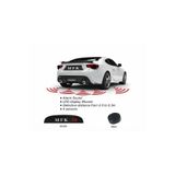 Mfk Park Sensörü 4 Sensörlü 22 mm Sesli LED Ekranlı Geri Görüş Park Sistemi ( SİYAH )