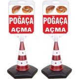 MFK Pogaca Acma Temalı Reklam ve Uyarı Dubası 2'li